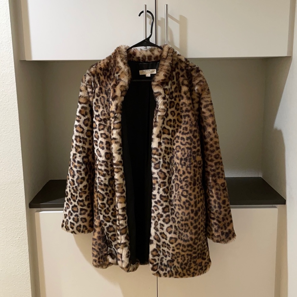 VICI Leopard Faux Fur Coat